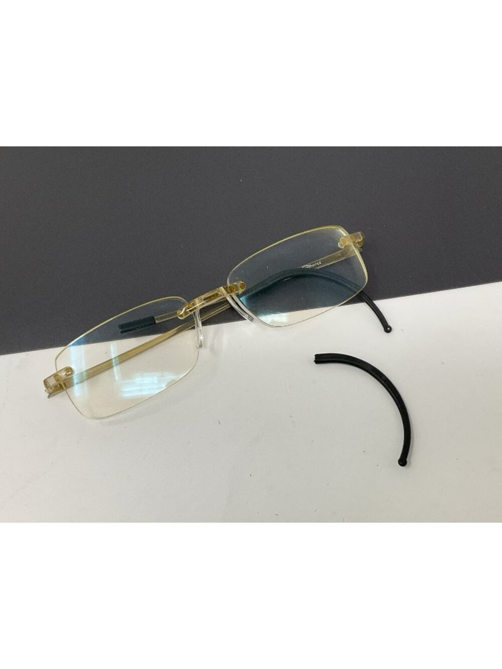 For Parts EYEPHORICS Brown FRAMES EYEGLASSES Broken Temple